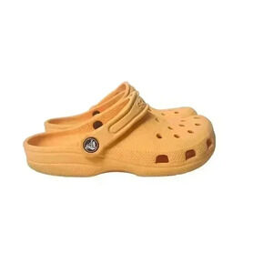 Crocs Classic Clog Unisex Orange Lightweight Casual Summer Shoes Jr 2